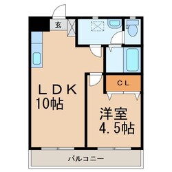 Ｍ6マンションの物件間取画像